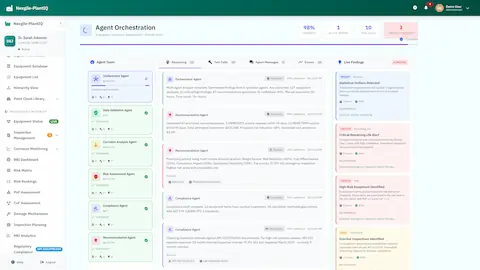 Agent Orchestration - Real-time execution monitoring with reasoning and live findings